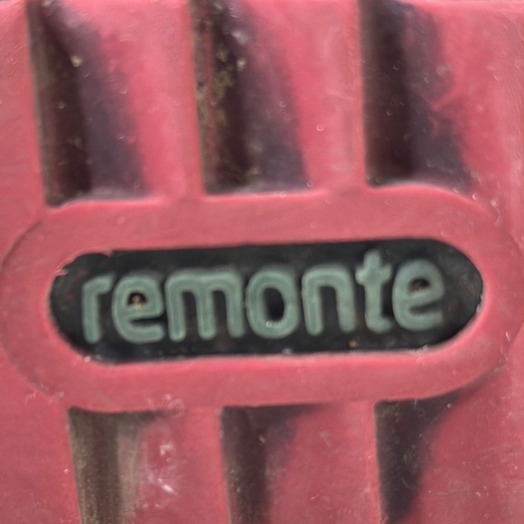 Remonte Chic Burgundy Leather Lace-Up Bootie High- Top Sneakers - Picture 8 of 11